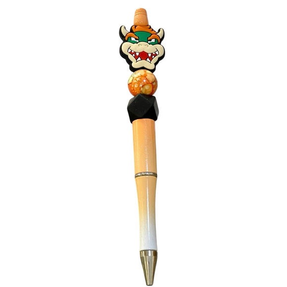 New Bowser from Mario beaded Ink pen - Picture 2 of 2